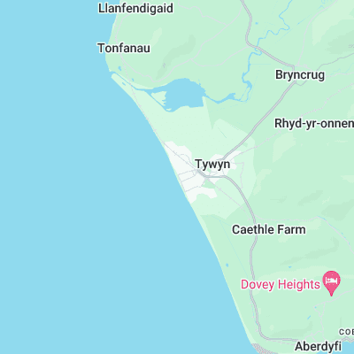 Tywyn surf map