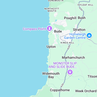 Upton surf map