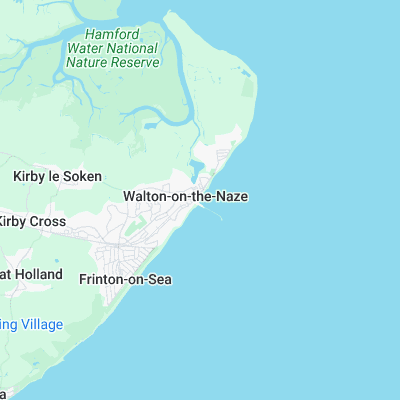Walton-on-the-Naze surf map