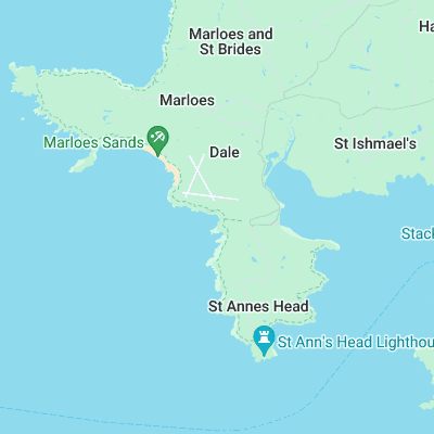 West Dale surf map