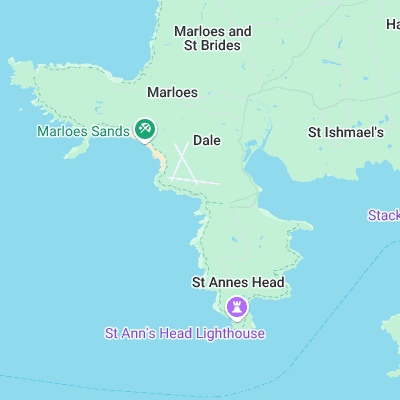 West Dale surf map