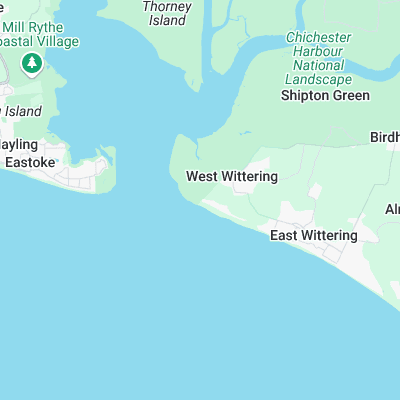 West Wittering surf map