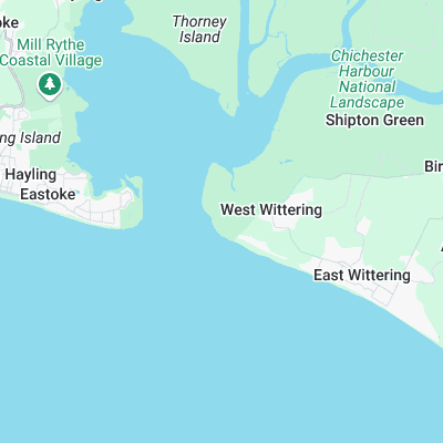 West Witterings surf map