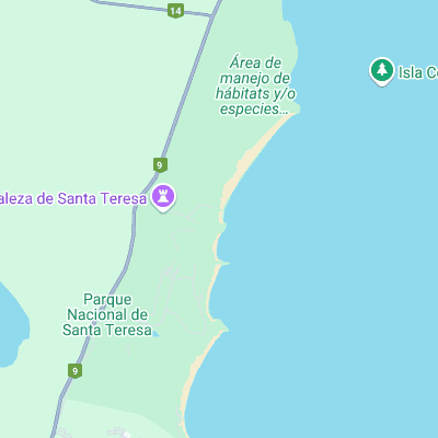 La Moza surf map