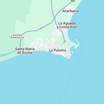 Los Botes surf map