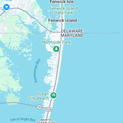 120th Street - Ocean City surf map