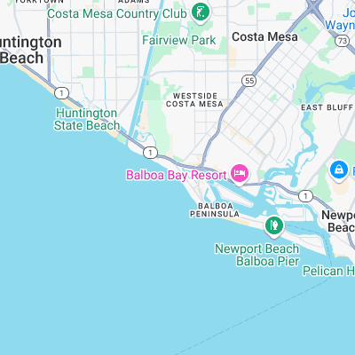 40th Street surf map