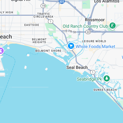 64th Place surf map