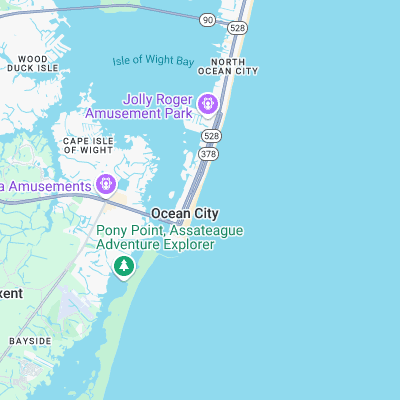 8th Street - Ocean City surf map