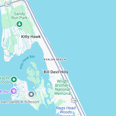 Avalon Pier surf map