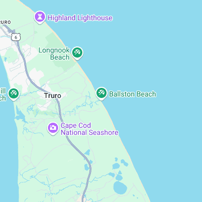 Ballston Beach surf map