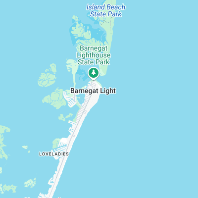 Barnegat Light surf map