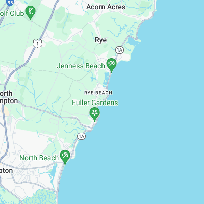 Bass Beach surf map