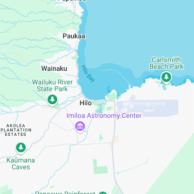 Bayfront surf map