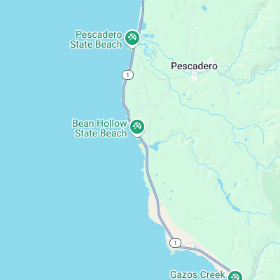 Bean Hollow State Beach surf map