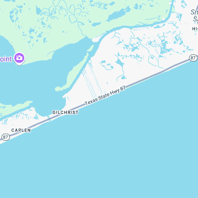 Bolivar surf map