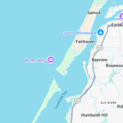 Bunkers surf map