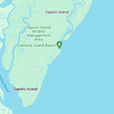 Cabretta Island surf map