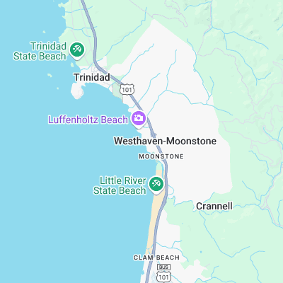 Camel Rock surf map