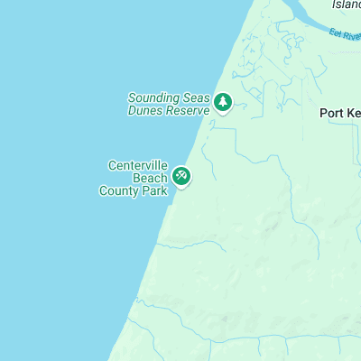 Centerville Beach surf map