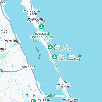 Coconut Point Park surf map