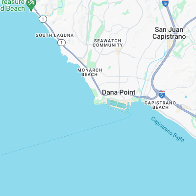 Dana Point surf map