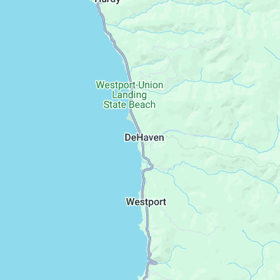 DeHaven Creek surf map