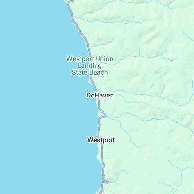 DeHaven Creek surf map