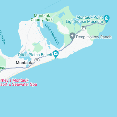 Ditch Plains surf map