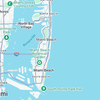 Dunes Hotel surf map