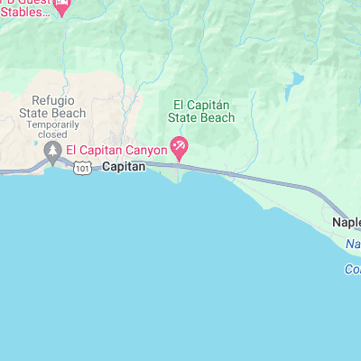 El Capitan surf map