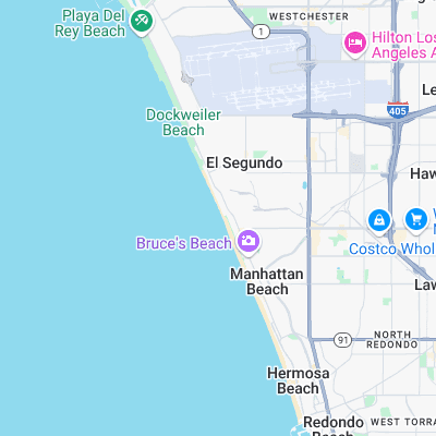 El Porto surf map