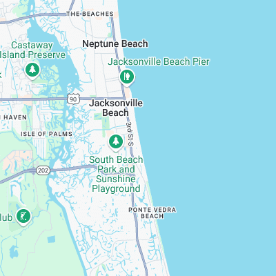 Fluidgroove Reef surf map