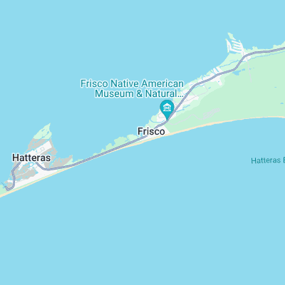 Frisco Pier surf map