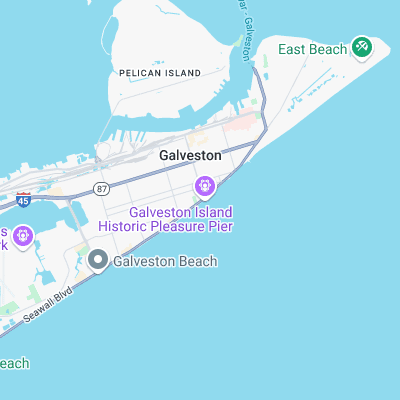 Galveston - Flagship surf map