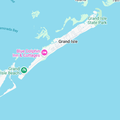 Grand Isle surf map