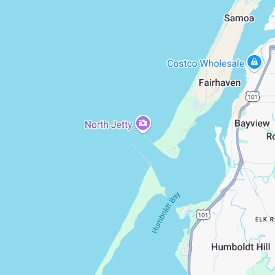 Harbor Entrance surf map