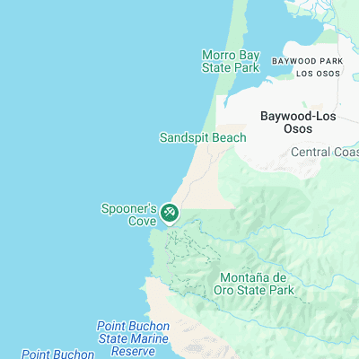 Hazard Canyon surf map