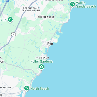 Jenness Beach surf map