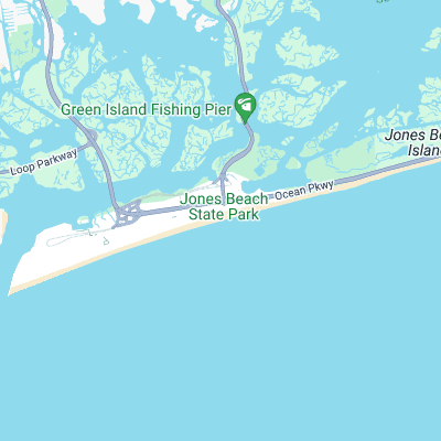Jones Beach surf map