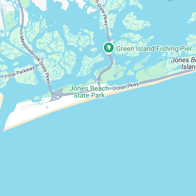 Jones Beach surf map