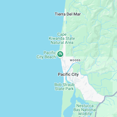 Cape Kiwanda surf map