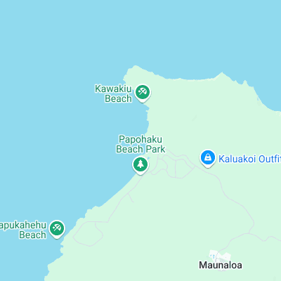 Kepuhi Beach - Molokai surf map