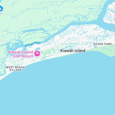 Kiawah Island surf map