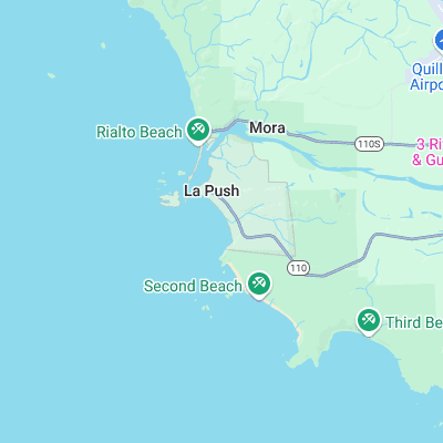 La Push surf map