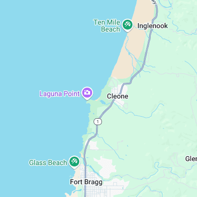 Laguna Point surf map