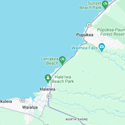 Laniakea surf map