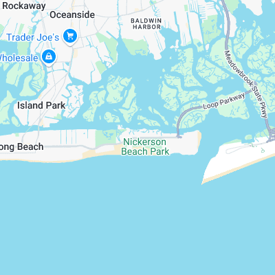 Lido Beach surf map