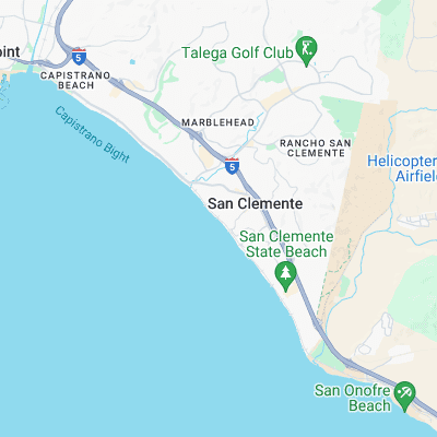 Linda Lane Beach surf map