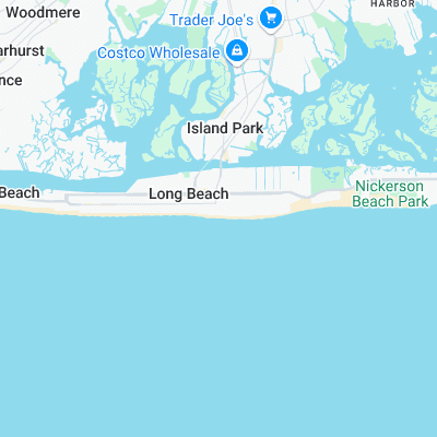 Long Beach surf map